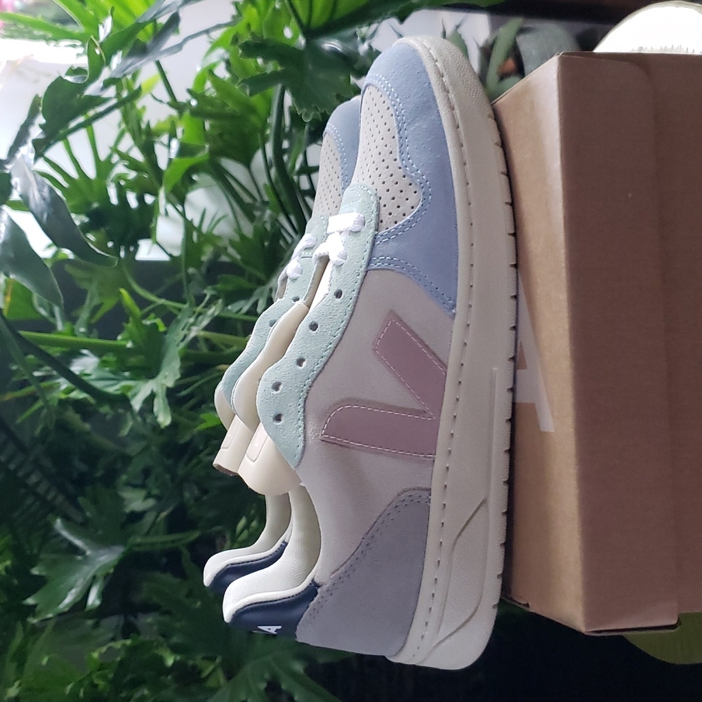 Veja V-10 Suede Sneakers - Picture 10 of 17